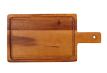 Acacia small handled board 35 x 18 cm