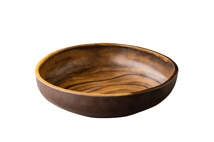 African wood rounde bowl 37x37x9 cm