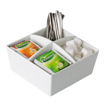 4-compartment tea & sugar holder 15,5 cm