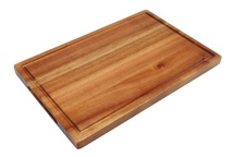 Acacia wood serving board 34 x 22 x 2 cm